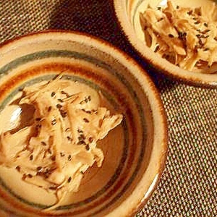 ケチ&セコに自己満足 榎の茎で酒粕和え